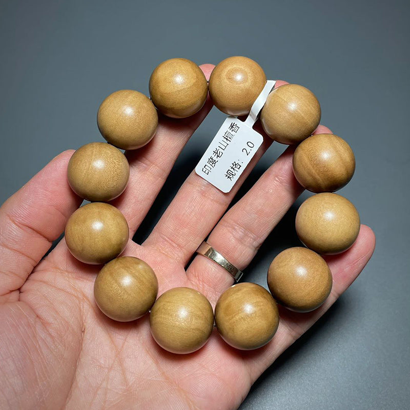 2.0 cm Sandalwood Prayer Beads Bracelet