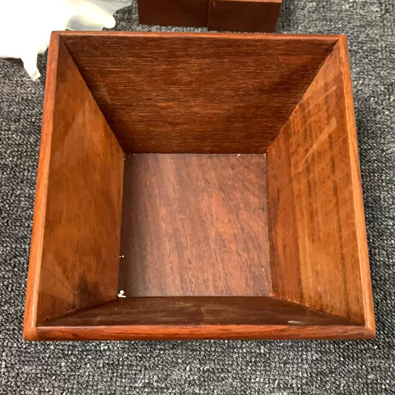 Burmese rosewood bowl/container, suitable for holding fruit.