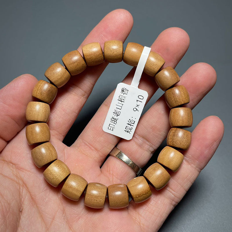 0.9cm-1.0cm Old Sandalwood Prayer Beads Bracelet/Rosary