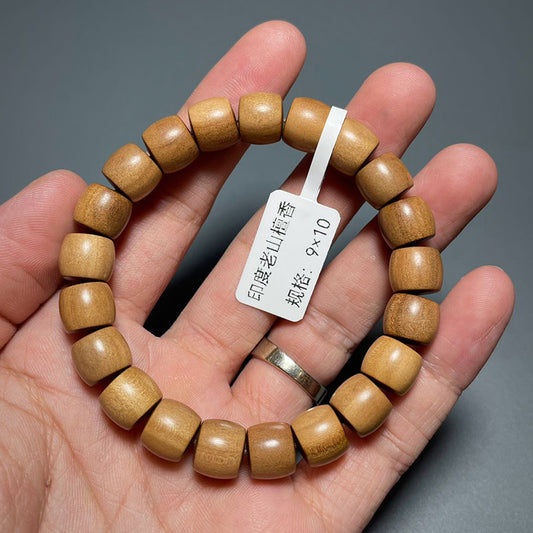 0.9cm-1.0cm Old Sandalwood Prayer Beads Bracelet/Rosary