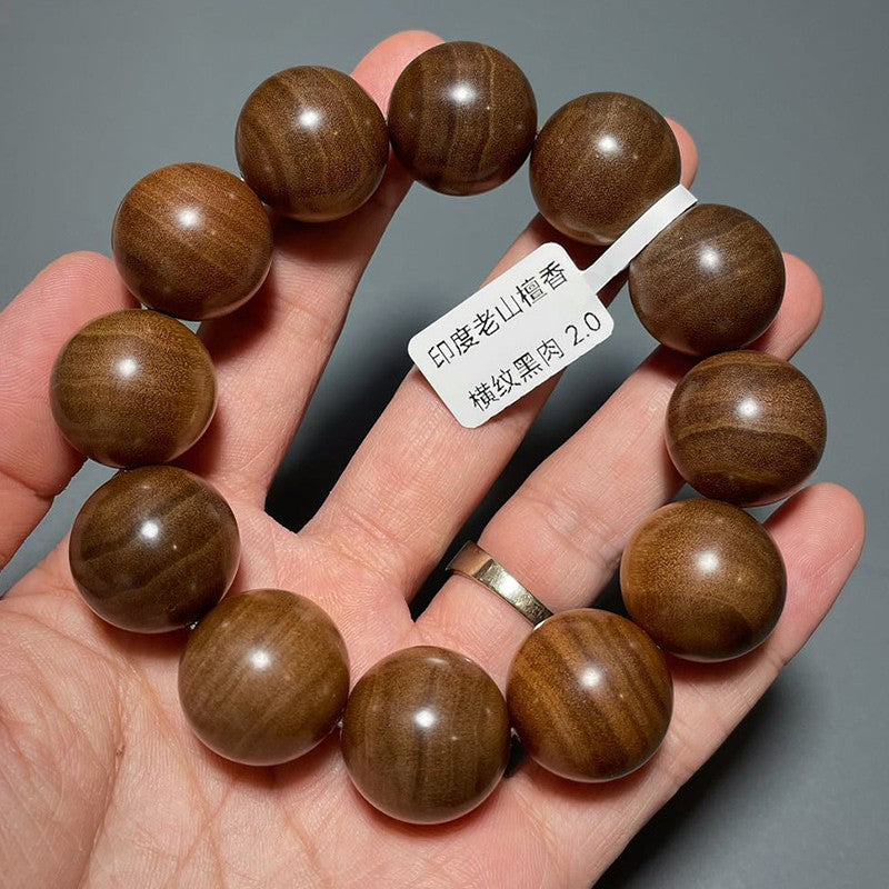 2.0 cm Sandalwood Prayer Beads Bracelet