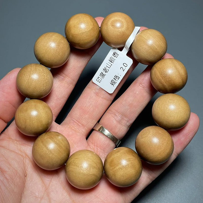 2.0 cm Sandalwood Prayer Beads Bracelet
