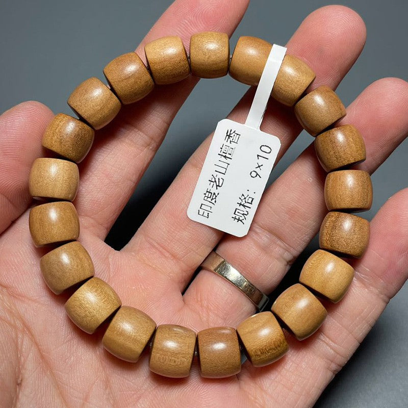 0.9cm-1.0cm Old Sandalwood Prayer Beads Bracelet/Rosary