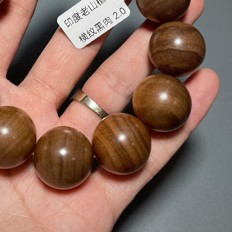 2.0 cm Sandalwood Prayer Beads Bracelet