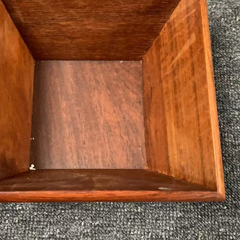 Burmese rosewood bowl/container, suitable for holding fruit.