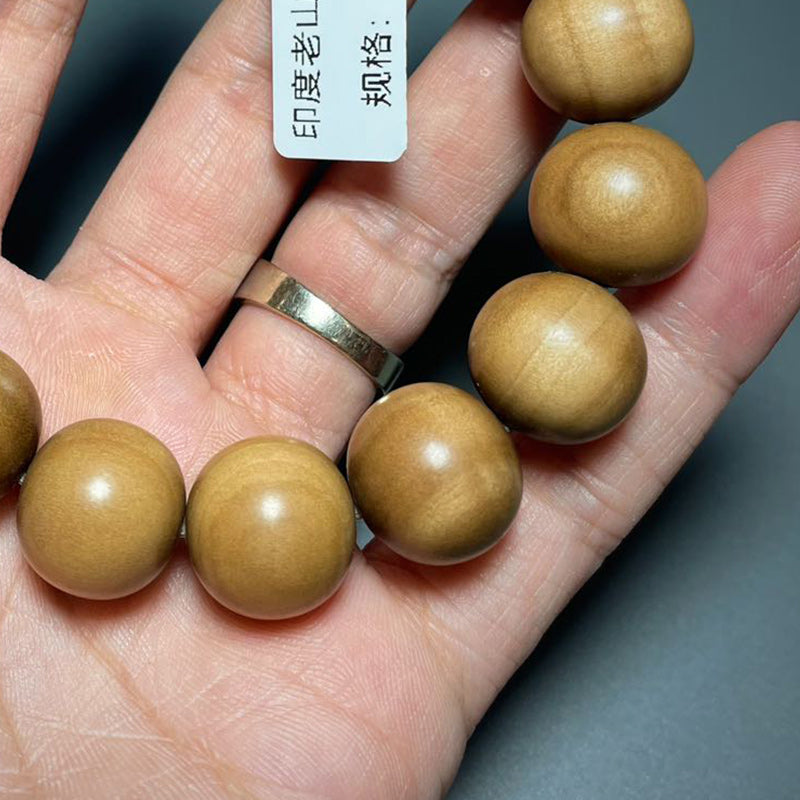 1.5cm Sandalwood Prayer Beads Bracelet