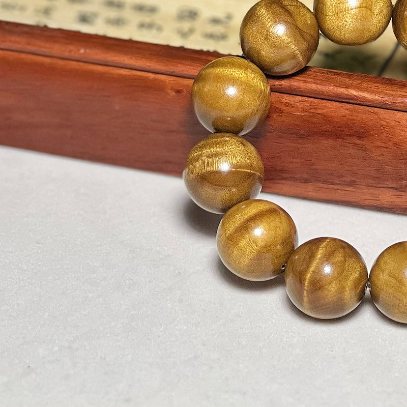 2.0 Phoebe zhennan wood bracelet, wooden collectible bracelet with water ripple pattern