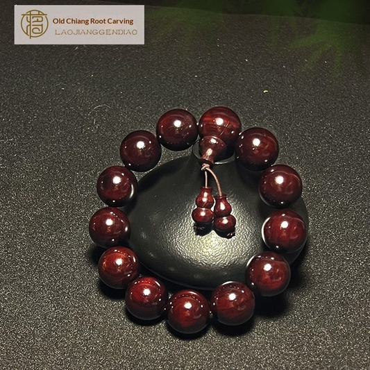 1.8mm Indian Sandalwood Prayer Beads Bracelet, high oil content and high density, suitable for both men and women.