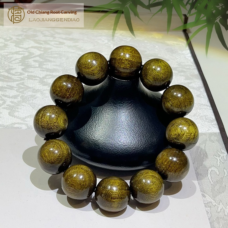 2.0 Golden Phoebe Wood Black Gold Bracelet