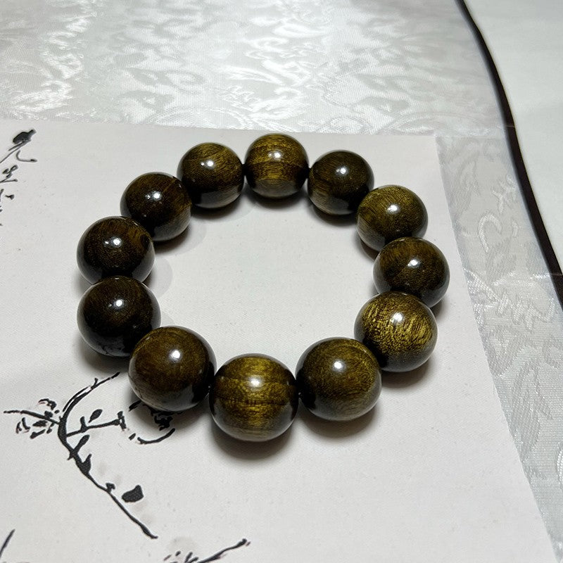2.0 Golden Phoebe Wood Black Gold Bracelet