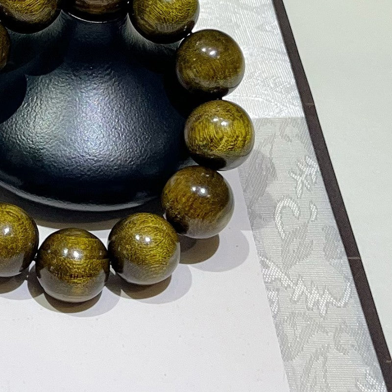 2.0 Golden Phoebe Wood Black Gold Bracelet